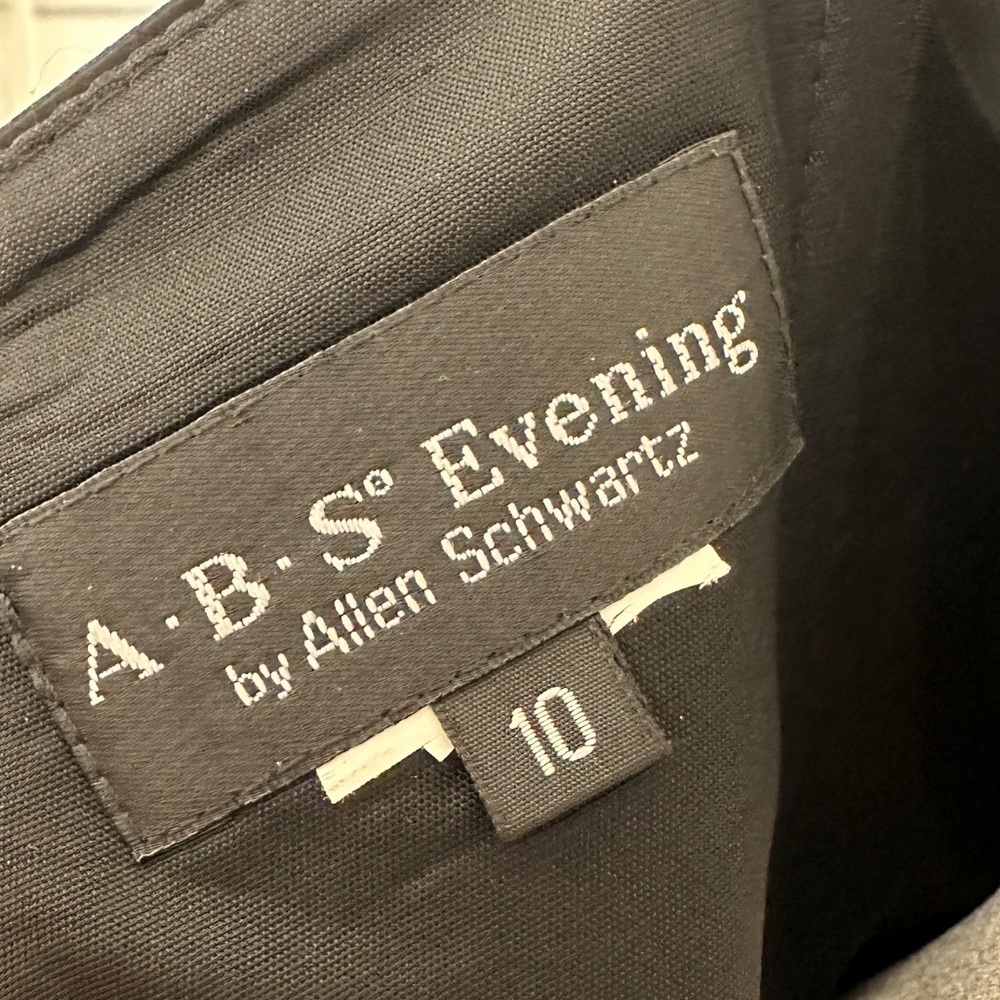 A.B.S Evening By Allen Shwartz Size 10 Has Small Stains On Lower Back See Photos - Picture 8 of 12